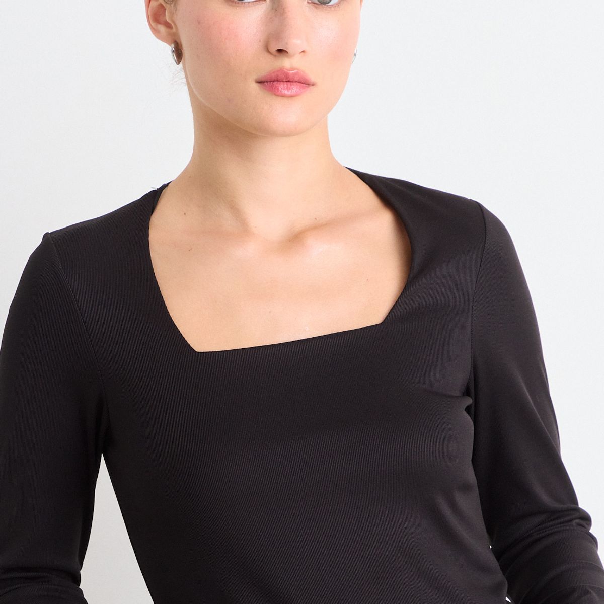 IO - Polera Manga Larga Mujer Negro Io