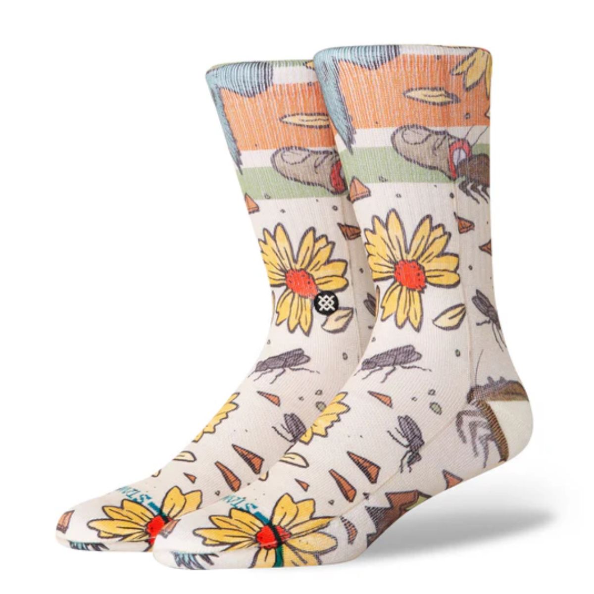 STANCE - Stance Sock Trashed Off White