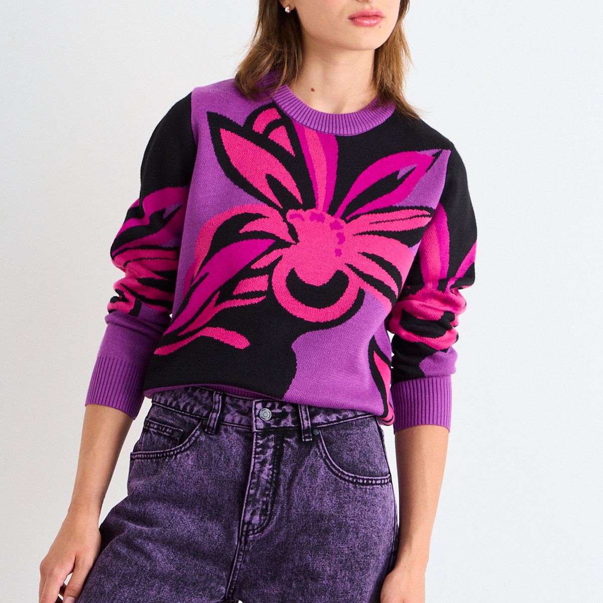 IO - Sweater Fantasia Mujer Fucsia Io