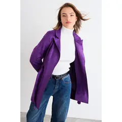 IO - Tapado Liso Mujer Morado