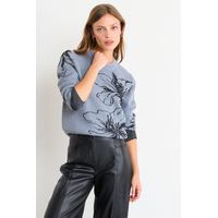 Sweater Fantasia Mujer Gris