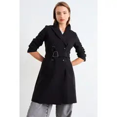 IO - Trench Mujer Negro