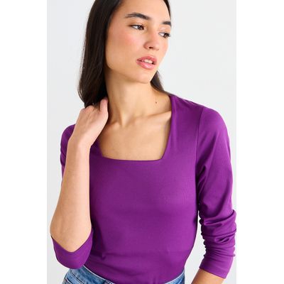 Imagen 2 del producto Polera Lisa Mujer Morado