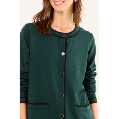 Imagen 2 del producto Tejido Chanel Bicolor Mujer Verde Oliva Magriffe