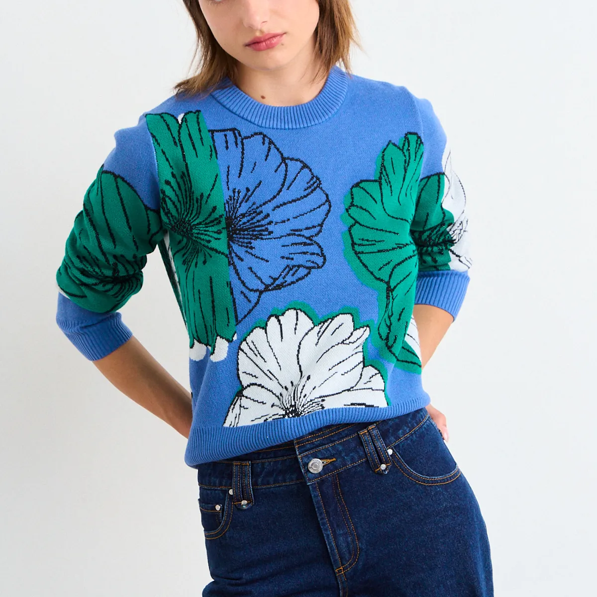 IO - Sweater Fantasia Mujer Azul Io
