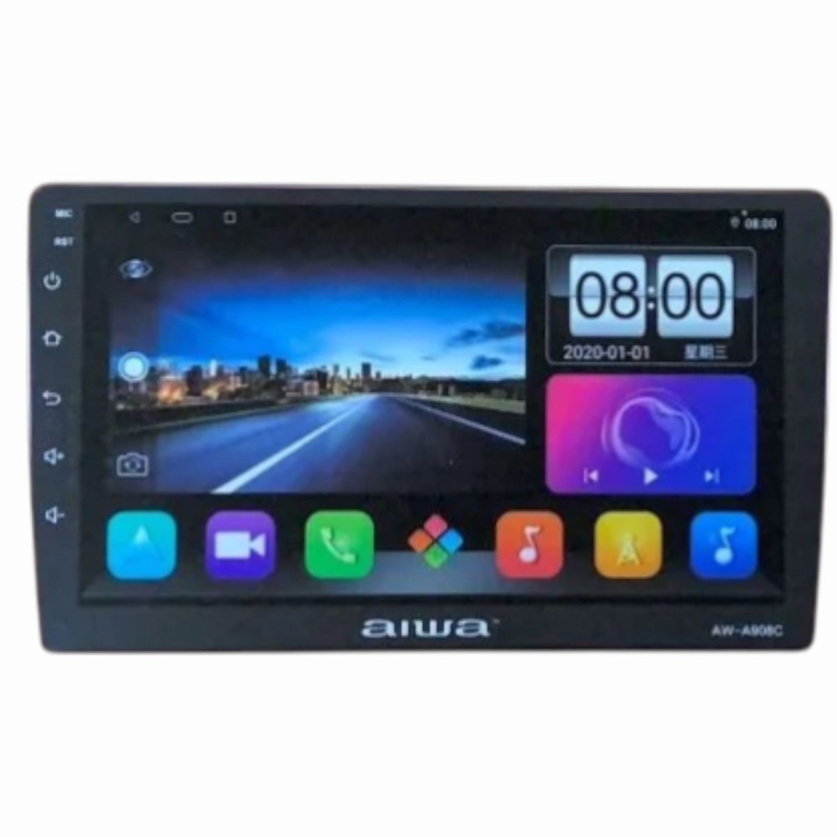 AIWA - Radio Auto Android 2 Din Hd 9'' Aiwa 4gb Ram Wifi Aw-a908c