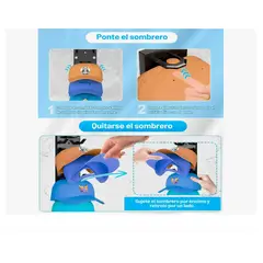 GENERICO - 2 Piezas Gancho Organizador De Gorras, Colgador Gorros Pared