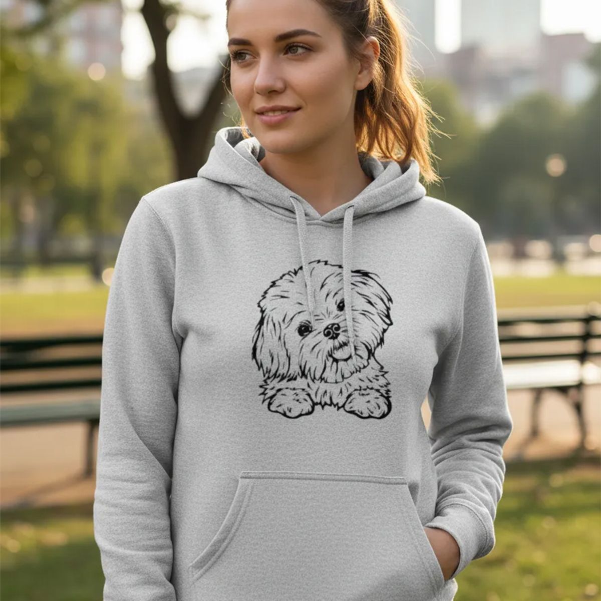 MARITEX - Poleron Sueter Perro Bichon Frise Dog