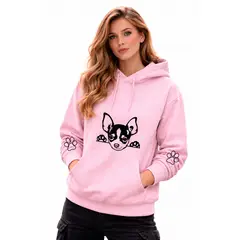 MARITEX - Poleron para Mujer estampado Perro Dog Chihuahua