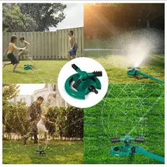 GENERICO - Rociador de Agua Giratorio 360 Grados Césped