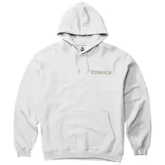 EMERICA - Poleron Hoodie "This is Skateboarding" White