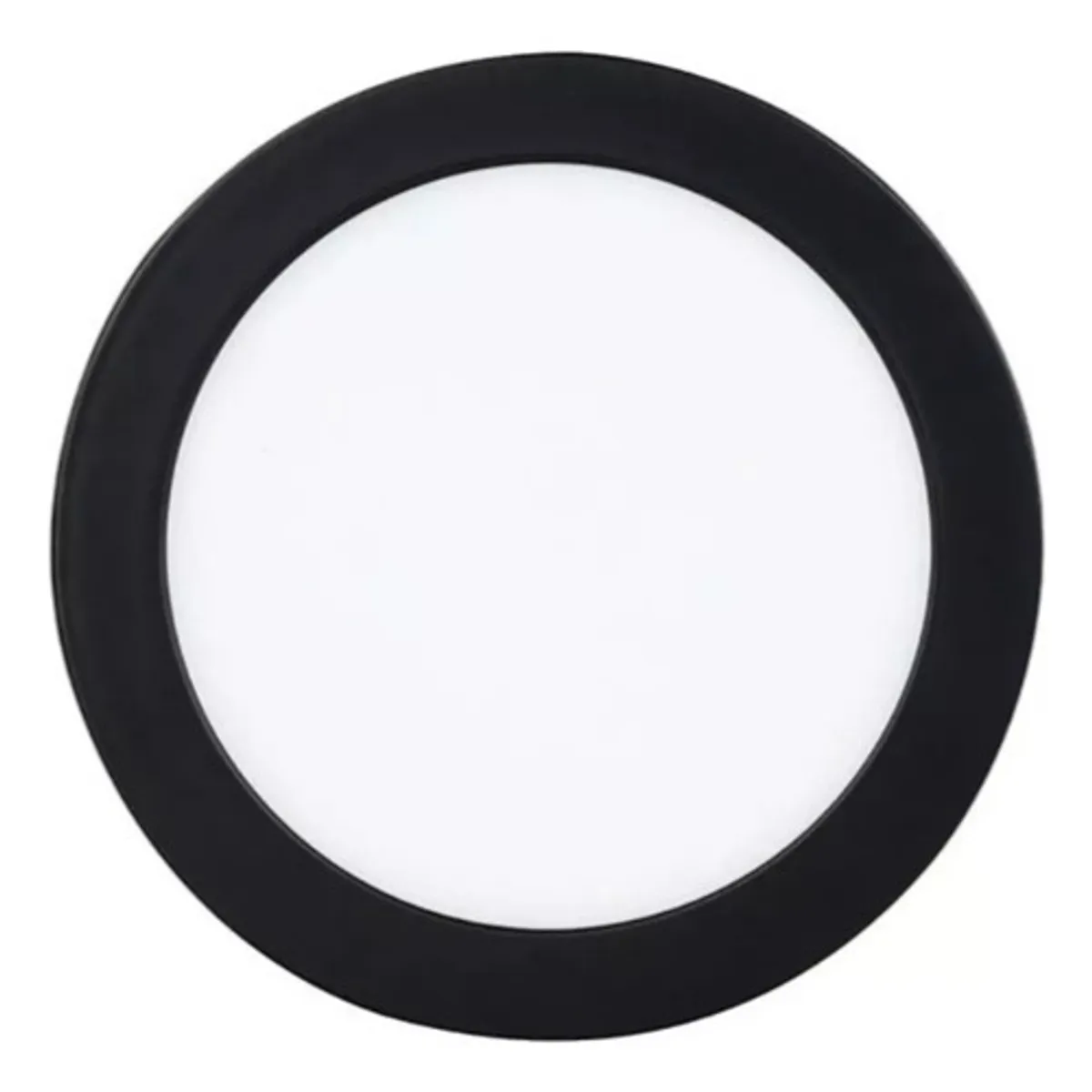 GENERICO - X10 Foco Led Negro 24w Redondo Sobrepuesto Luz Fria Plafon Negro - 003370