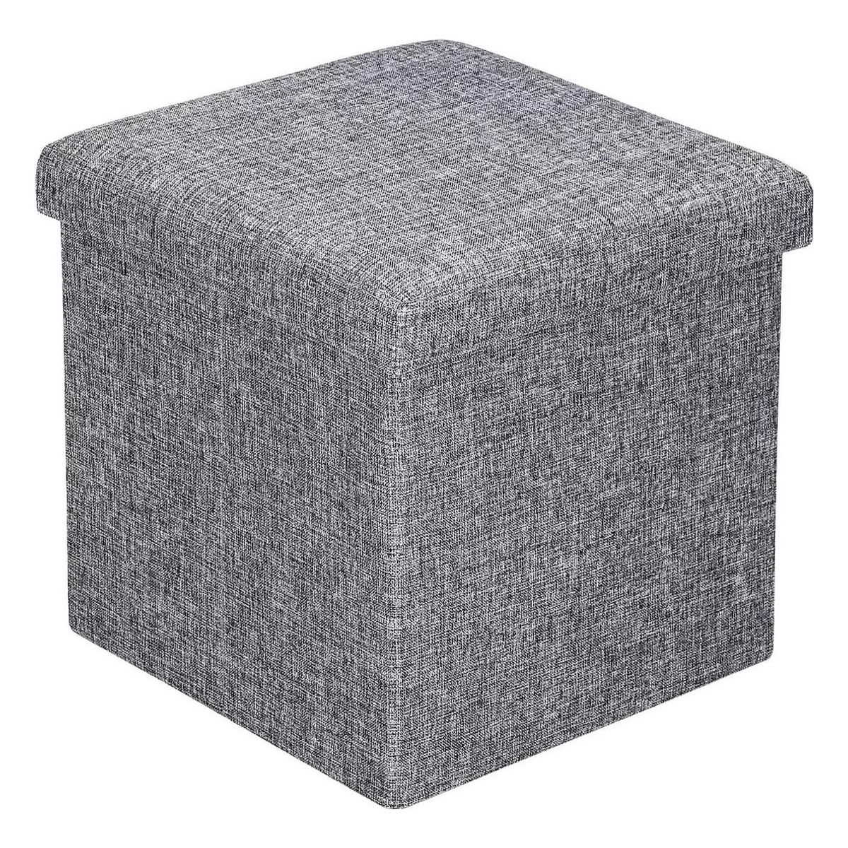 GENERICO - Puff Silla Cubo Organizador Plegable Banqueta 30x30cm