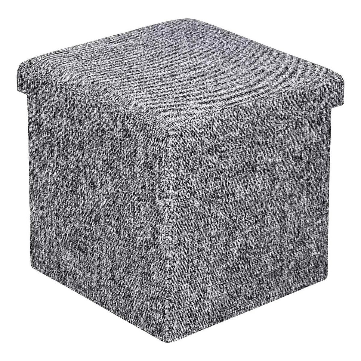 GENERICO - Puff Silla Cubo Organizador Plegable Banqueta 30x30cm
