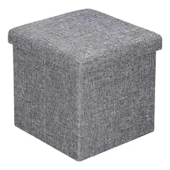 GENERICO - Puff Silla Cubo Organizador Plegable Banqueta 30x30cm