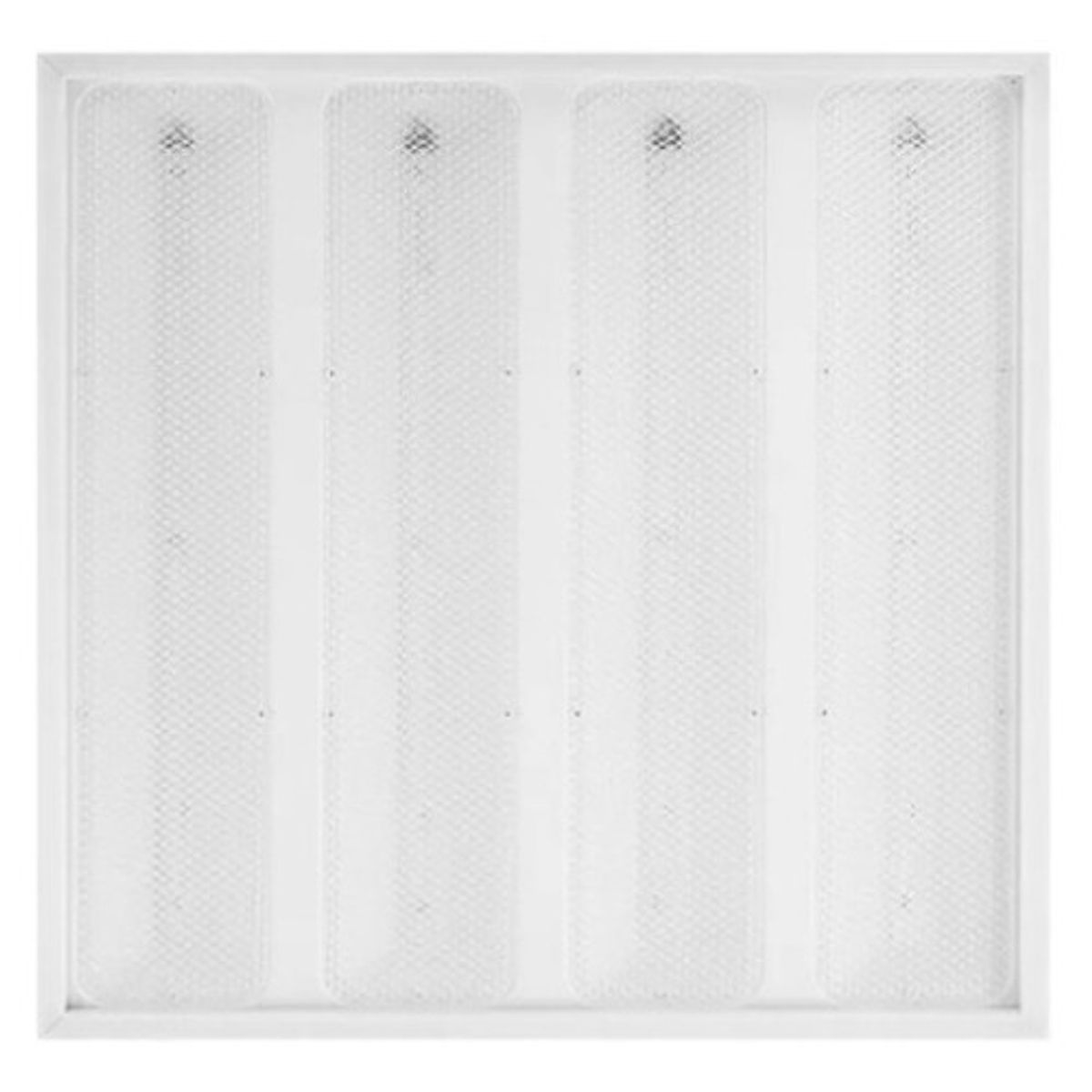 GENERICO - Panel Plafón Foco Led Grille Lamp 60x60 Embutido 96w Blanco Luz Frio - 003353