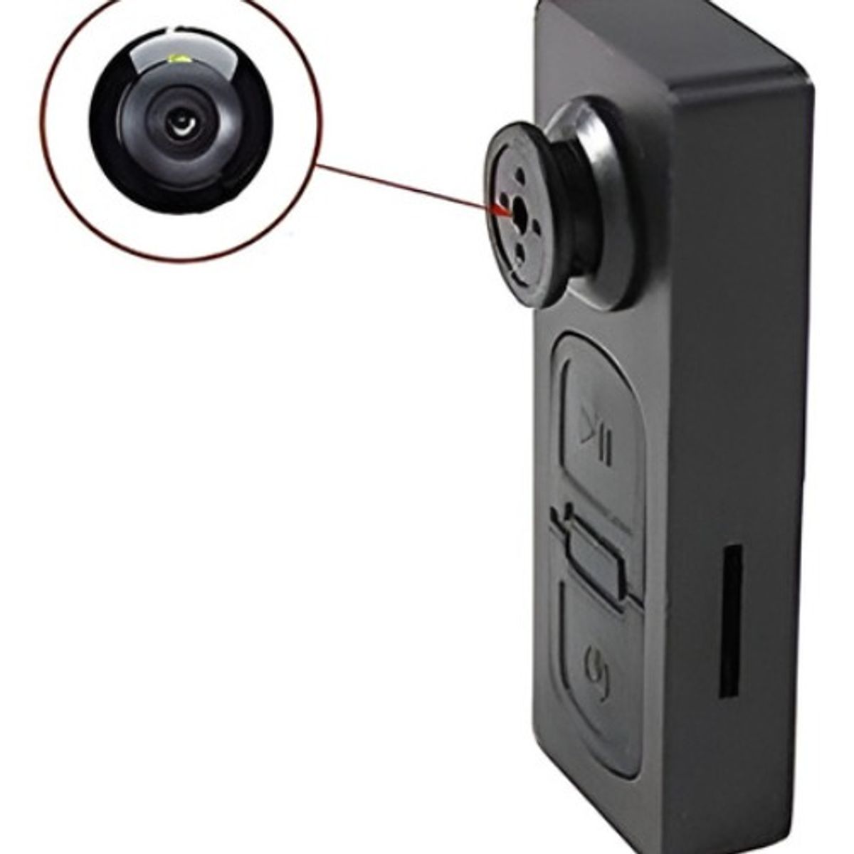 GENERICO - Mini Cámara Espía Full Hd Vigilancia 1080p Camara Seguridad Negro - 240160