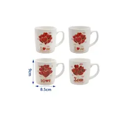 GENERICO - Set Taza San Valentín con Oso y Diseño Love