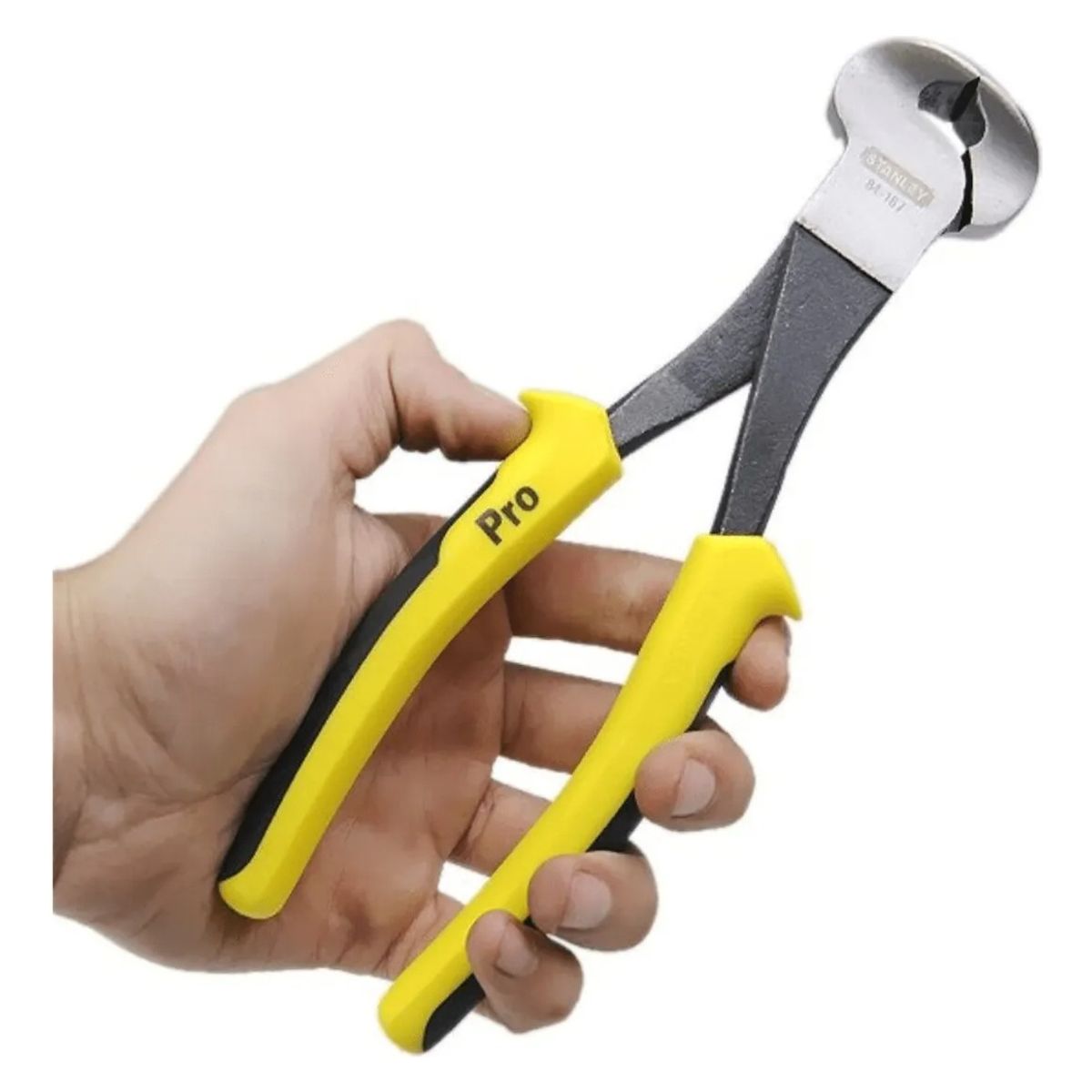 Alicate Corte Frontal 8 Stanley 84-167LA Acero Cromo, marca STANLEY - Foto 2