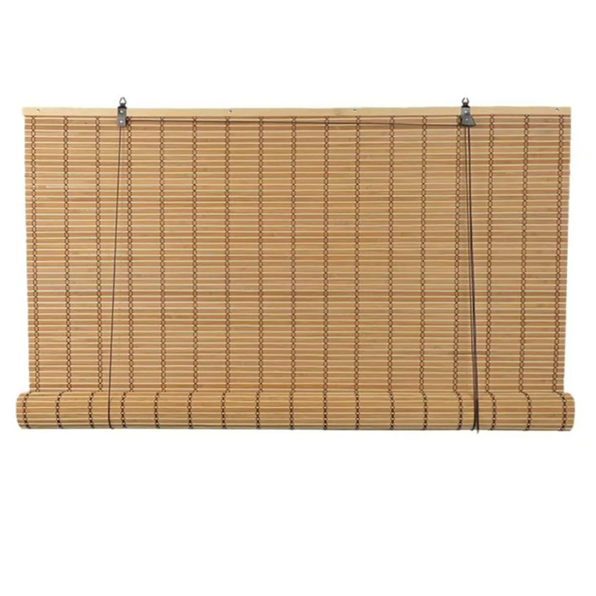 GENERICO - CORTINA ROLLER ENROLLABLE 100% DE BAMBU 120 x 180 cm