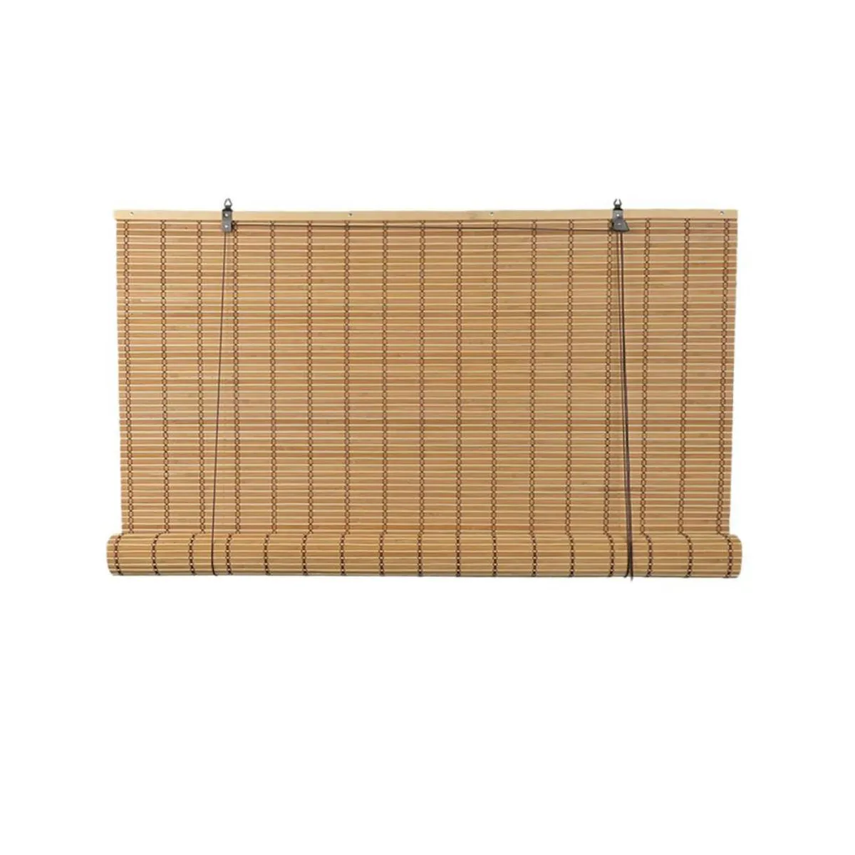 GENERICO - CORTINA ROLLER ENROLLABLE 100% DE BAMBU 120 x 180 cm
