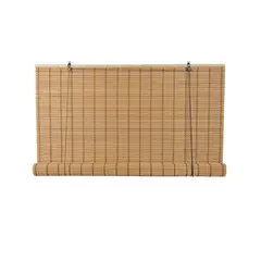 GENERICO - CORTINA ROLLER ENROLLABLE 100% DE BAMBU 180 x 180 cm