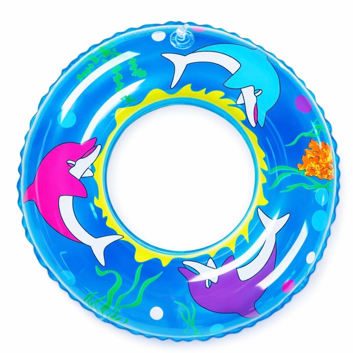 GENERICO - Flotador Inflable Delfín 80 cm Para Niños Piscina Playa