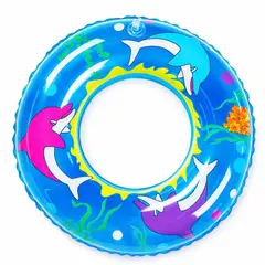 GENERICO - Flotador Inflable Delfín 80 cm Para Niños Piscina Playa