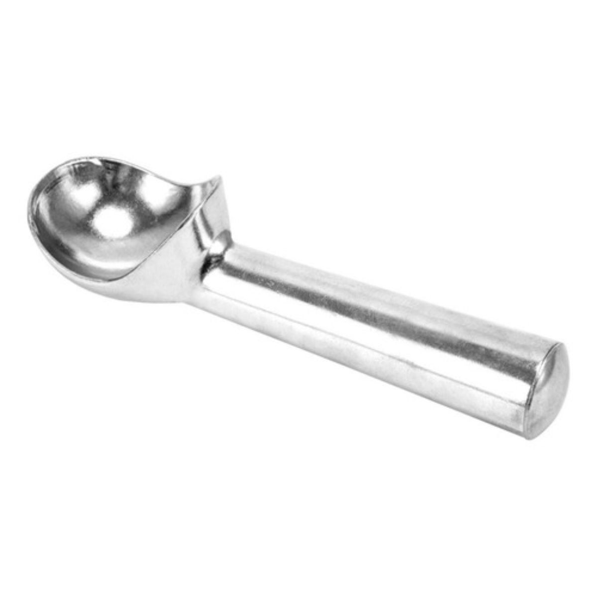 GENERICO - Cuchara De Helados Manito Aluminio 74 Cc  2.5 Oz Plateado Tamaño Único