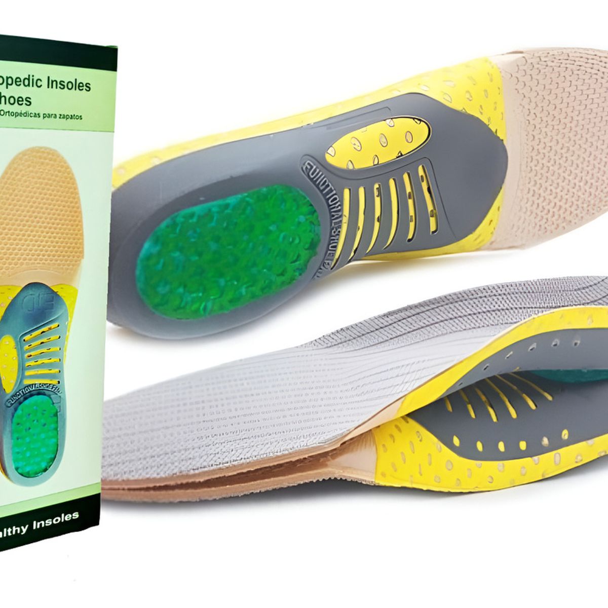 GENERICO - Plantillas Ortopédicas Premium Para Fascitis Plantar Unisex