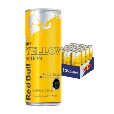 Red Bull Bebida Energética Pack 12 Latas Tropical 250Ml