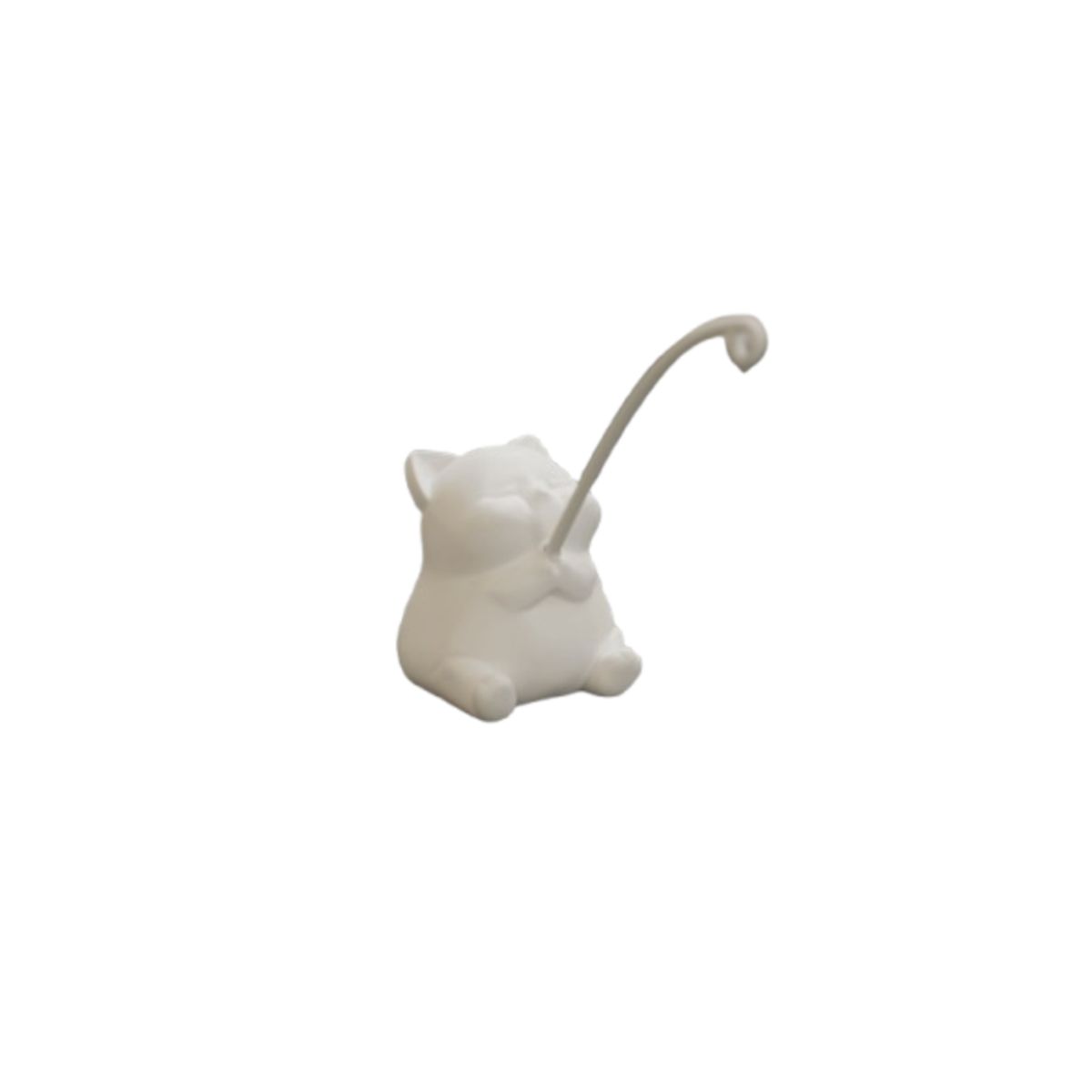 GENERICO - Mini Escultura- Gatito Pescando