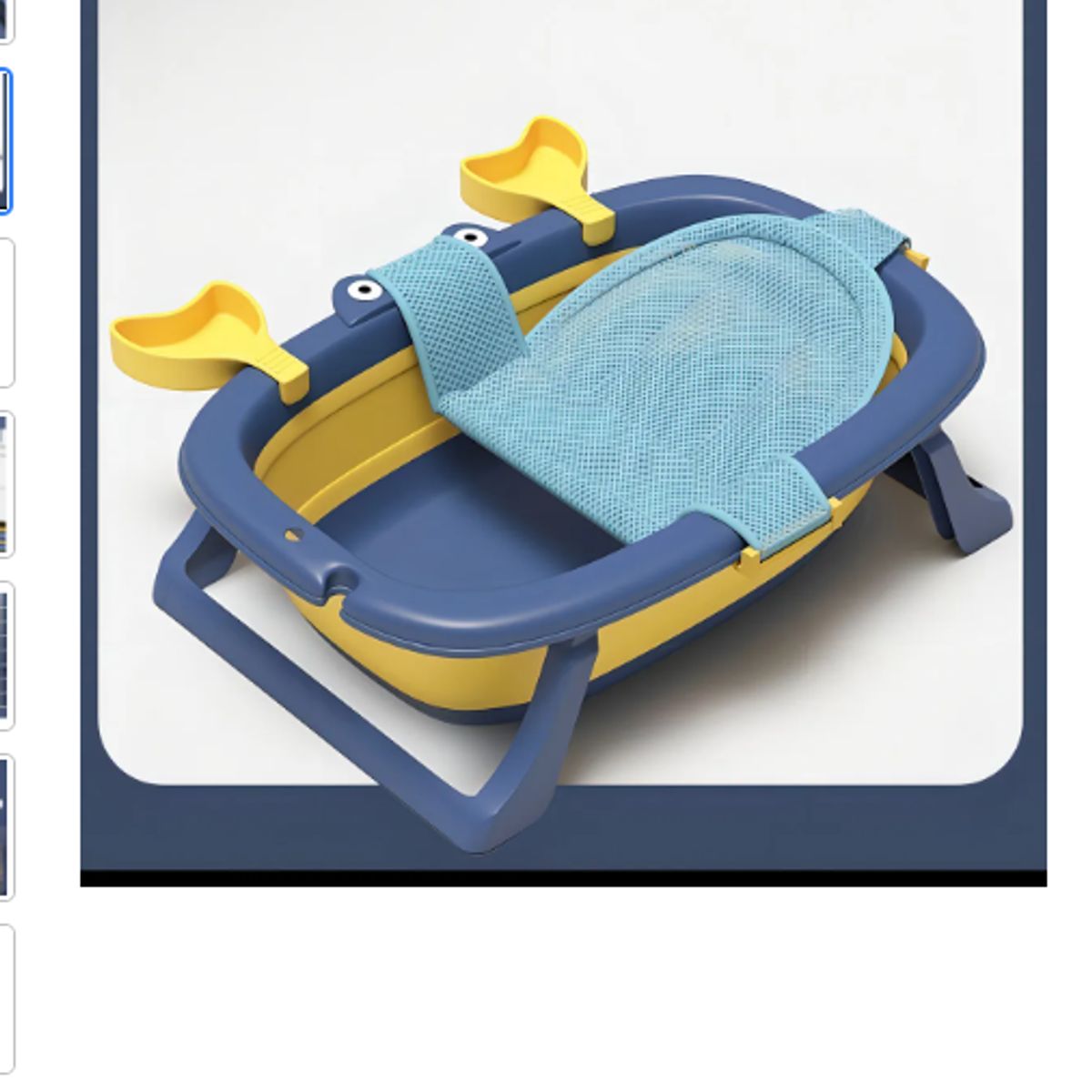 GENERICO - Bañera plegable con diseño de cangrejo.