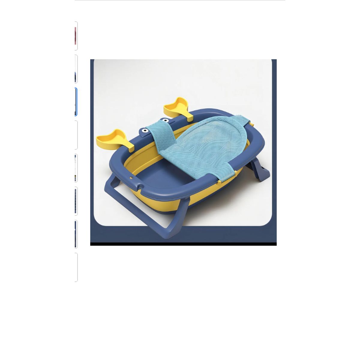 GENERICO - Bañera plegable con diseño de cangrejo.