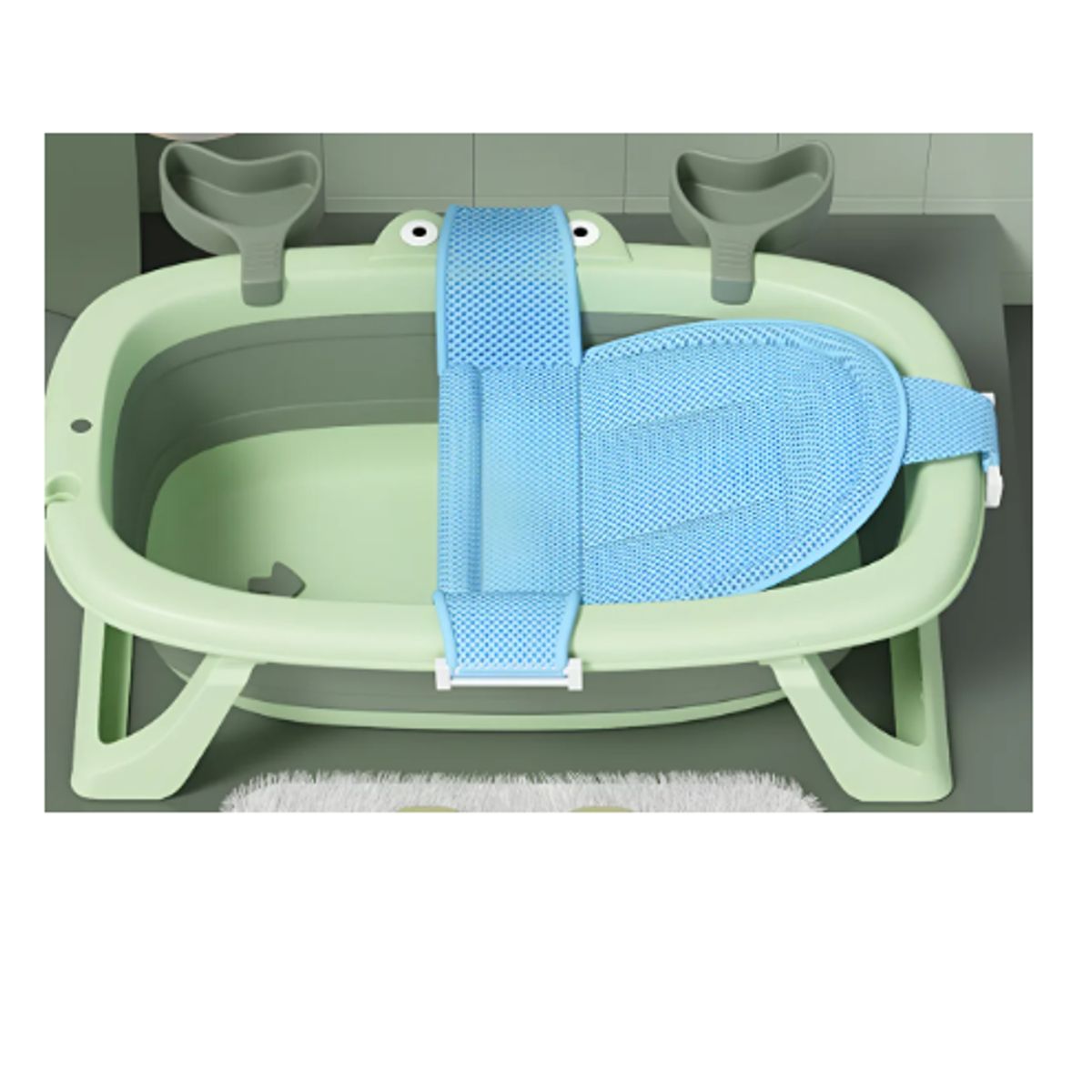 GENERICO - Bañera plegable con diseño de cangrejo.