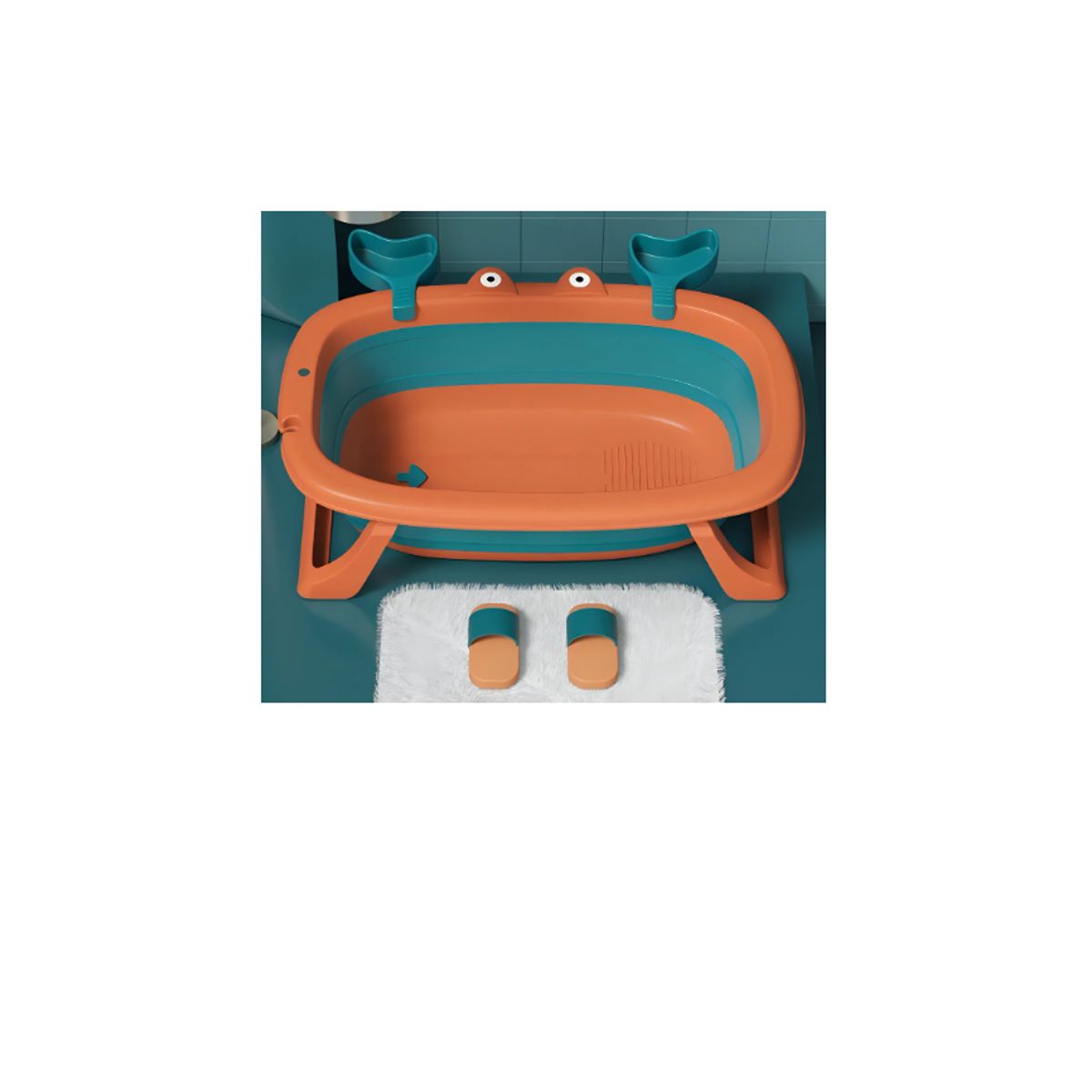 GENERICO - Bañera plegable con diseño de cangrejo