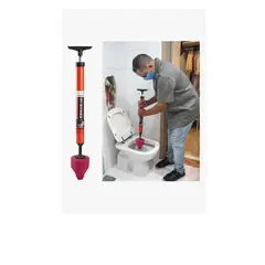 GENERICO - Destapador Wc Inodoro Presión Destapa Desagüe