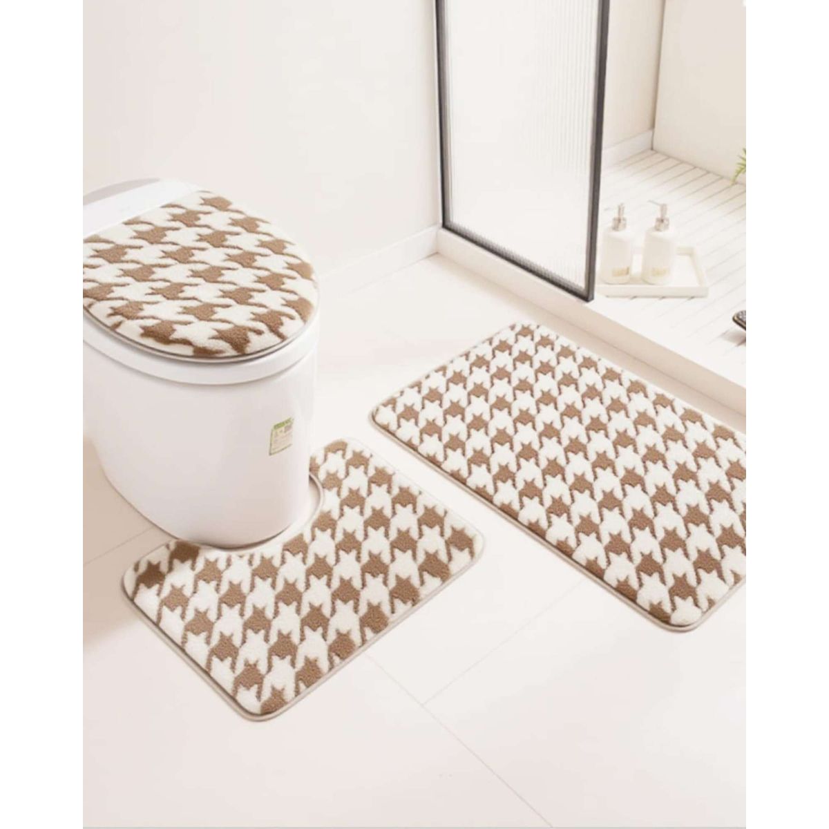 GENERICO - SET DE BAÑO 3 PIEZAS SUAVES Y ABSORBENTES