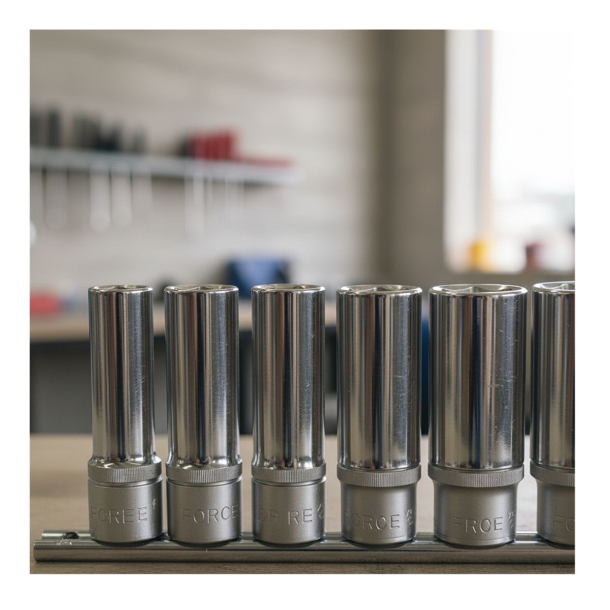 FORCE - Juego De Dados 3/8`` De 8-19 Mm Largos Hex. (3082), Force