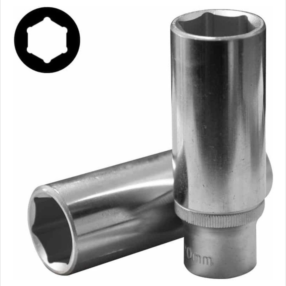 FORCE - Juego De Dados 3/8`` De 8-19 Mm Largos Hex. (3082), Force