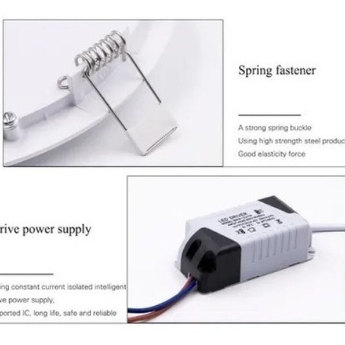 GENERICO - Foco Panel Plafón Led 12w Embutido Redondo Luz Calida Blanco - 003126 B 01902