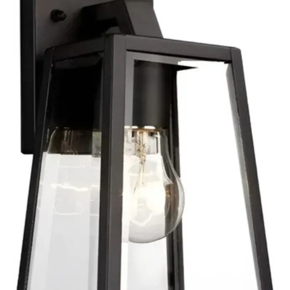 GENERICO - Farol Aplique De Pared Geometrico E27 Negro
