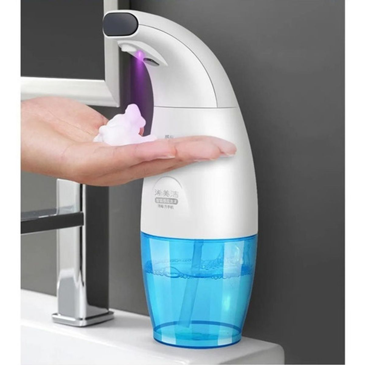 GENERICO - Dispensador Sensor Infrarrojo Automático De Jabón  228030 Blanco - 228030