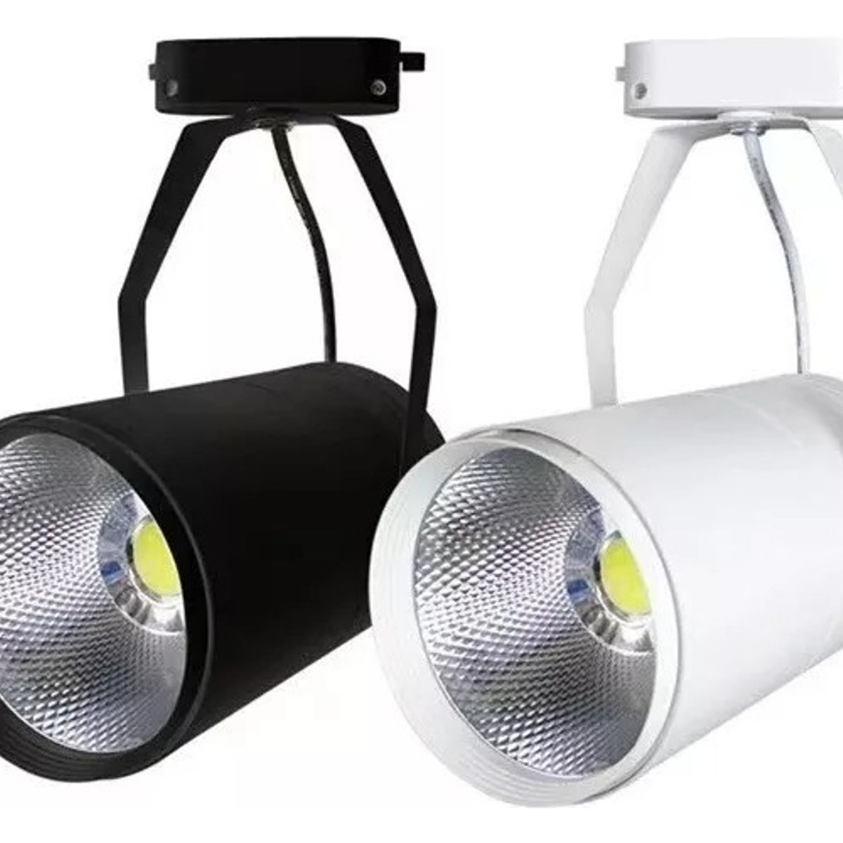 GENERICO - Foco Led Riel 20w Monofásico Luz Cálida Profesional Cob