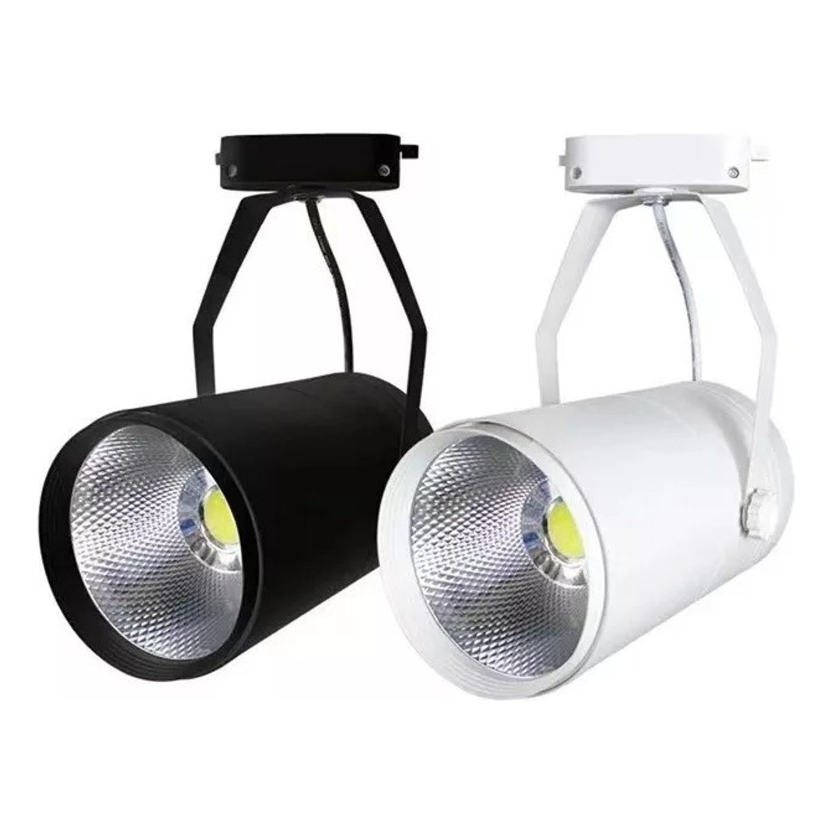 GENERICO - Foco Led Riel 20w Monofásico Luz Cálida Profesional Cob
