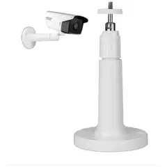 GENERICO - Pack 3 Soporte Cámara De Seguridad Para Montaje Pared Blanco - 221075