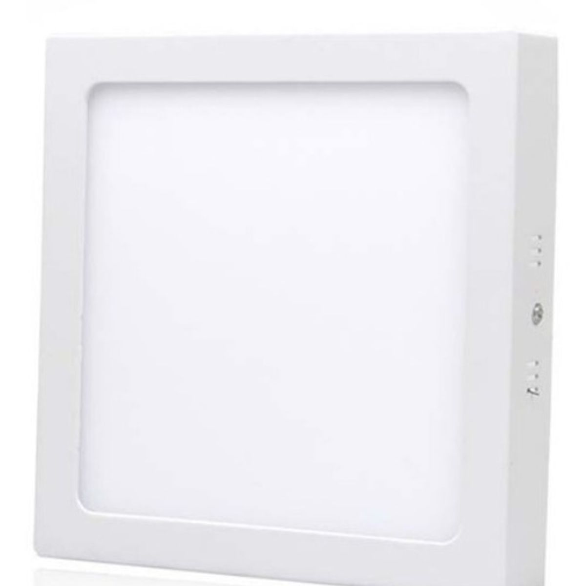 GENERICO - X10 Foco Panel Plafón Led 6w Sobrepuesto Cuadrado Luz Frio Blanco-003024 B15