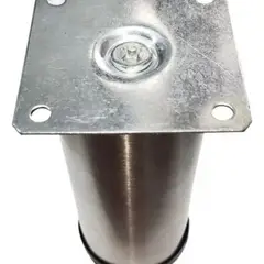GENERICO - Patas Metálicas Para Muebles Regulable 10cm Pack 4 Und. Negro