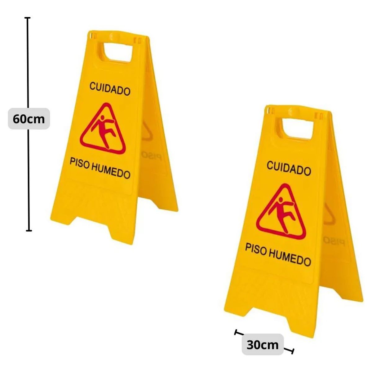 GENERICO - Señalética Piso Húmedo Amarilla Resistente Amarillo 5.0 Calificación 5.0 de 5. 3 opiniones. (3)