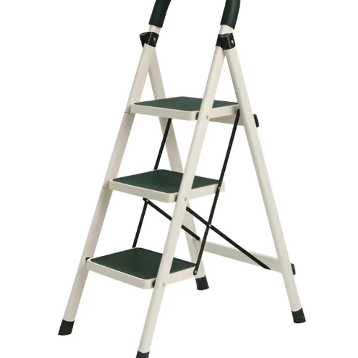 GENERICO - Escalera Eoland 3 Escalones Plegable Taburete Tijera